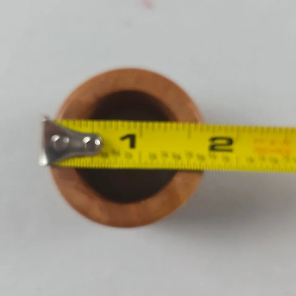 Vintage Set of 4 Ribbed Wooden Napkin Rings Natural Wood Mid Century Modern MCM